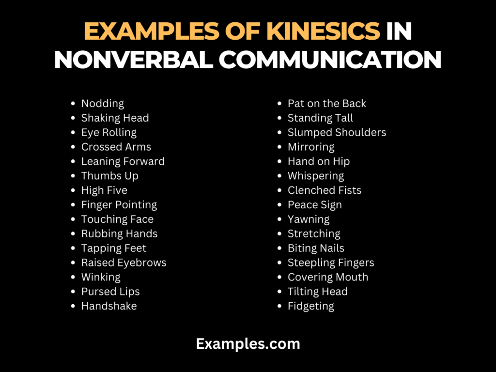 Kinesics In Communication