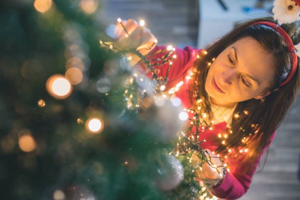 Hanging Christmas Lights